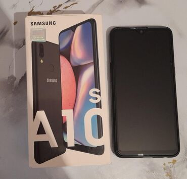 telefon fanı: Samsung A10s, 32 GB, rəng - Qara, Barmaq izi