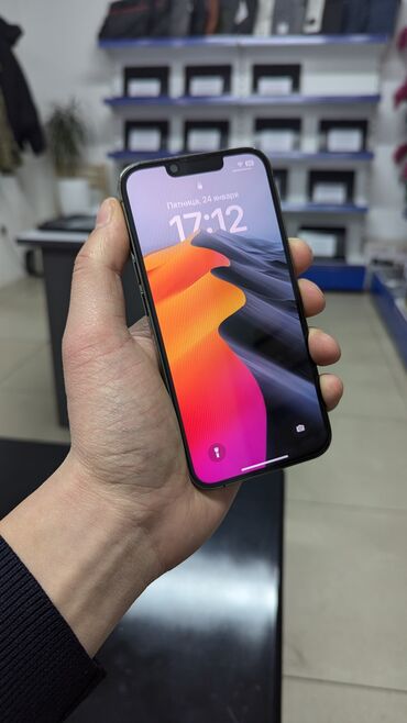 телефон ош цена: IPhone 13 Pro, Б/у, 256 ГБ, Black Titanium, Защитное стекло, Чехол, 89 %