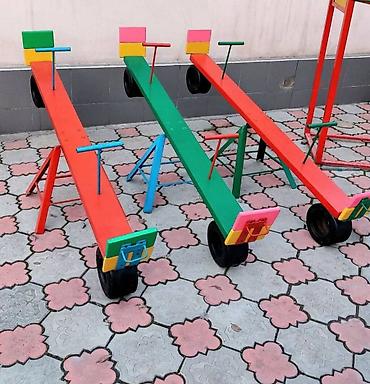 Детские качели: В наличии игровой комплекс Качели Скамейки Качалка лодочка Песочница — 10