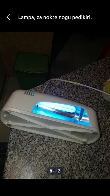 UV i LED lampe za nokte: Lampa za nokte nogu. Pedikir — 6