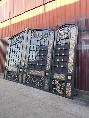 Откатные ворота: Ворота Бишкек принимаем заказы+ доставка и установка — 18