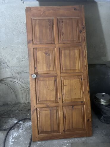 межкомнатные деревянные двери: Туюк эшик, Карагай, Ачылма, Колдонулган, 200 *90, Өзү алып кетүү