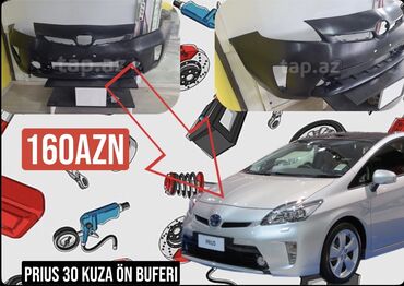 buferler: Toyota Prius 30 kuzası üçün ön bufer. Avtomobilin ön hissəsini qorumaq