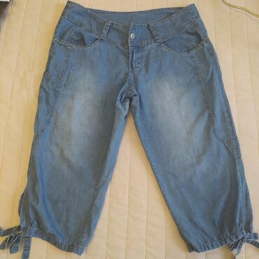 джинсовые шорты для девушек: Повседневные шорты, Хлопок, США, M (EU 38), L (EU 40)
