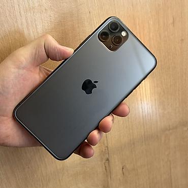 Apple iPhone: IPhone 11 Pro Max, Б/у, 256 ГБ, Space Gray, Чехол, 93 % — 1