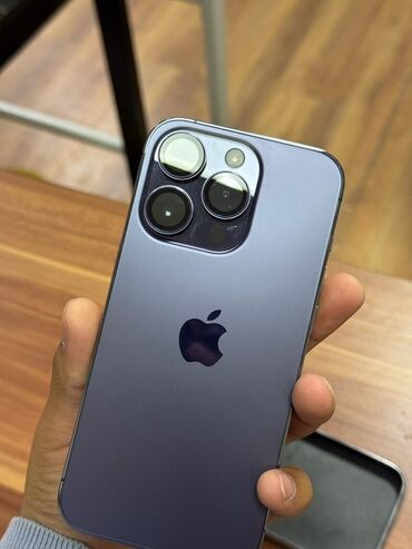 iphone 14 pro в рассрочку без переплат: IPhone 14 Pro, Новый, 128 ГБ, Deep Purple, Зарядное устройство, Чехол, 78 %
