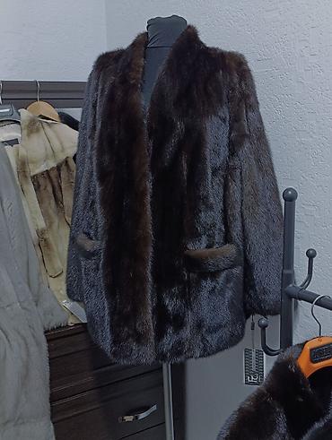 Шубы: Шуба, Норка, Короткая модель, Канада, 2XL, 3XL — 8
