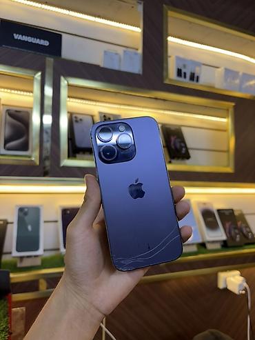 видие камера: IPhone 14 Pro, 128 ГБ, цвет Deep Purple Телефон весь родной не — 1
