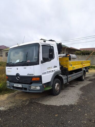 yuk masini arendaya verilir: Xidmət: Avtokranlı yükdaşıma (Mercedes-Benz Atego, bortlu platforma)