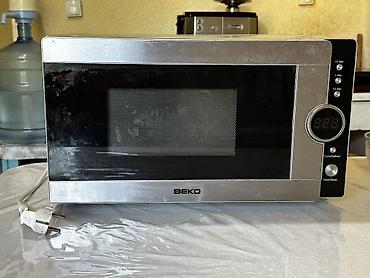 Ашкана техникасы: Микроволновая печь BEKO, серебристая, с электронным управлением и — 4
