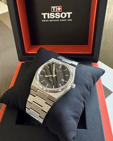 klassik koynekler: Новый, Наручные часы, Tissot, цвет - Черный