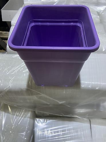peygember gulu: Plastik kvadrat əkim/qazan vedrələri - Material: qalın, möhkəm — 6