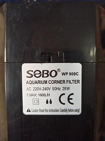 Аквариумдар: Продам аквариумное оборудование: 1. Угловой фильтр SOBO WP-909C — — 2