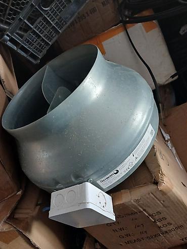 ventilator almaq: Kanal tipli radial fanlar – iki ədəd var, müxtəlif diametrdədir. İkisi — 1