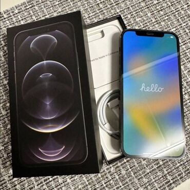 ayfon 7s: IPhone 12 Pro Max, 256 ГБ, Matte Space Gray, Гарантия, Face ID, С документами