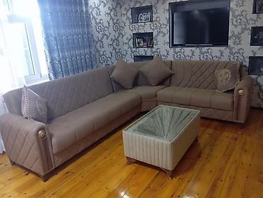 Divan və masa dəstləri: Künc divan dəsti - Künc formalı geniş divan: yumşaq parça üzlük, romb -da lalafo.az — 8 Divan və masa dəstləri: Künc divan dəsti - Künc formalı geniş divan: yumşaq parça üzlük, romb — 8
