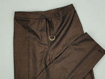 marsala ubrania: Spodnie materiałowe damskie, rozmiar S