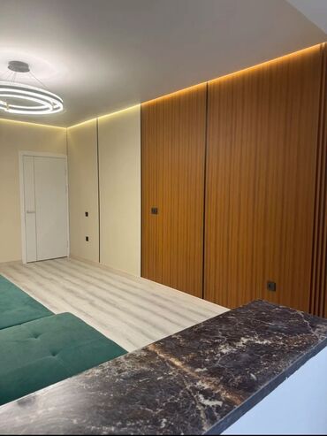 квартира берилет салиева алматинка: 1 комната, 53 м², 108 серия, 8 этаж, Евроремонт