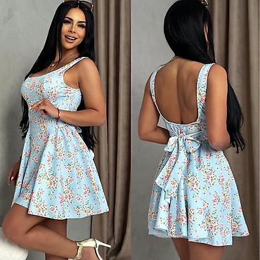exit haljine: 🍒Mini haljine sa širokom suknjom i cvetnim/voćnim printom
✅2800 din — 4