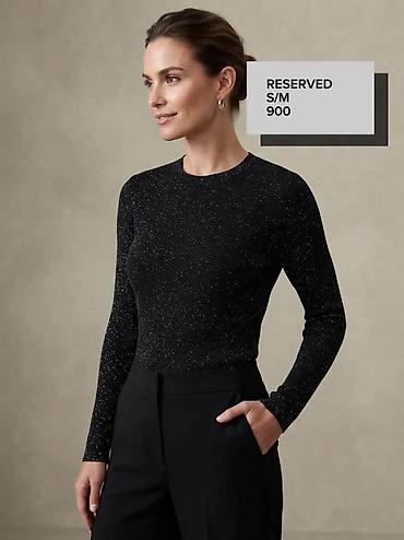second hand vrnjacka banja: RESERVED sljokicava bluza 
Velicina S moze i M 
Cena 1200 din🟨🟨 — 1
