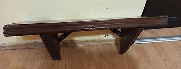 Police: Drvena zidna polica sa konzolama - Materijal: puno drvo — 7