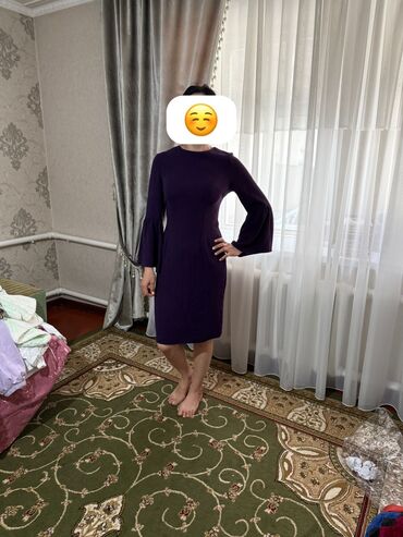 Көйнөктөр: Күнүмдүк көйнөк, Туркия, Күз-жаз, Кыска модель, Трикотаж, Футляр, 2XL (EU 44)