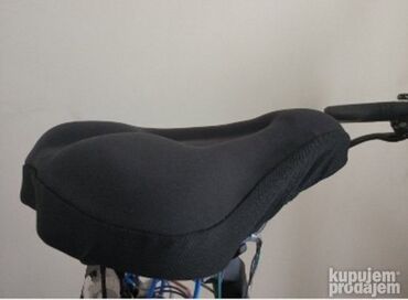 Dodaci za bicikl: NOVO Antibakterijska navlaka punjena gelom za sediste za bicikl, CRNE — 9