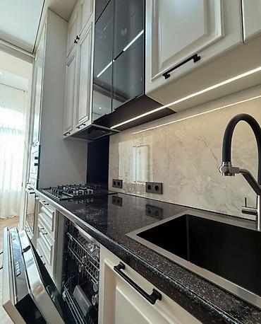 елисейкие поля: 2 комнаты, 76 м², Асанбай мкр Элитка, 6 этаж, Дизайнерский ремонт — 3