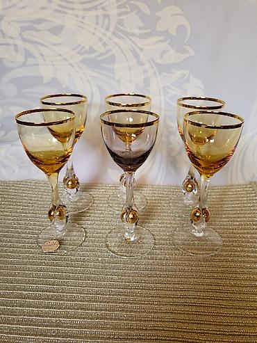 autima: Case kristal,Bohemija,rucni rad za zestoko pice 1950g+. Case — 10