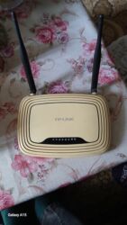 пассивное сетевое оборудование lesko: Роутер TP-Link TL-WR841N (серия N) с блоком питания. - Скорость Wi‑Fi