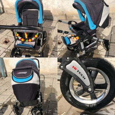 прогулочные коляски для детей инвалидов: Коляска, цвет - Голубой, Б/у