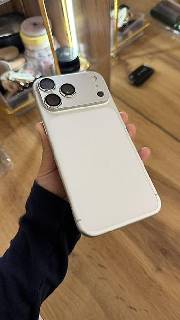 IPhone 17 Pro Max, Б/у, 256 ГБ, Natural Titanium, Коробка, 98 %