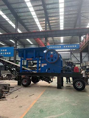 Дробилки: Щековая мобильная дробилка (также известная как щековая мобильная — 9