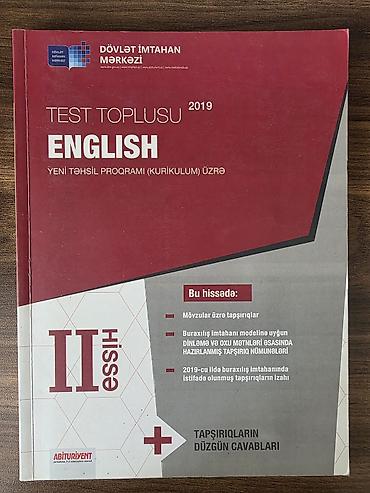 Спорт и хобби: Məhsul: “Test Toplusu – English (Yeni Təhsil Proqramı üzrə), Hissə — 1