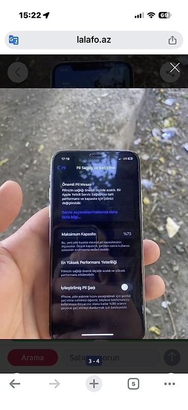 philips xenium x525: IPhone X, 256 GB, Zəmanət, Face ID, Sənədlərlə — 3
