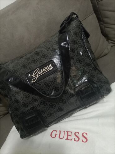 Torbe: Torba za rame, Guess, Materijal: Lakovana koža — 5