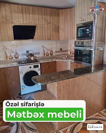 kunc dolablar: Sifarişlə mətbəx dəsti, Teksturalı laminat — 1