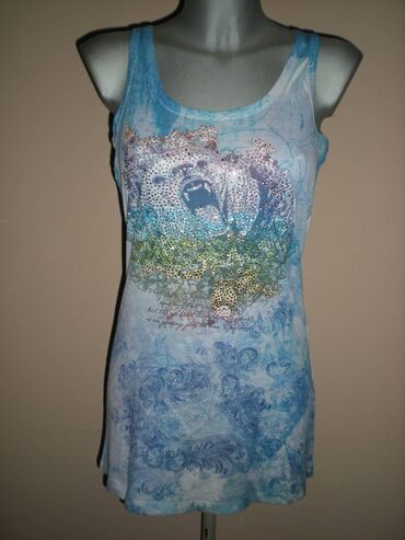 orginal tomboy panalone dubokog struka uske stoje struk cm: MINI HALJINA Letnja mini haljina sa šljokicama, u osnovi plave boje