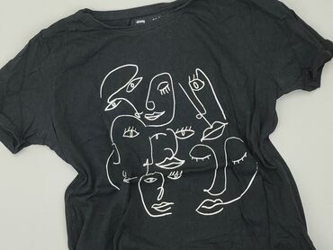 sinsay bluzki w kwiaty: T-shirt, SinSay, S (EU 36), condition - Good