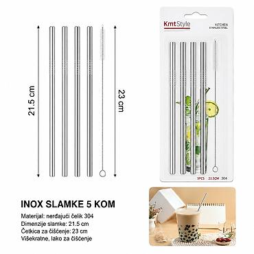 KMT Slamka od nerđajućeg čelika 2406223 Višekratne inox slamke za