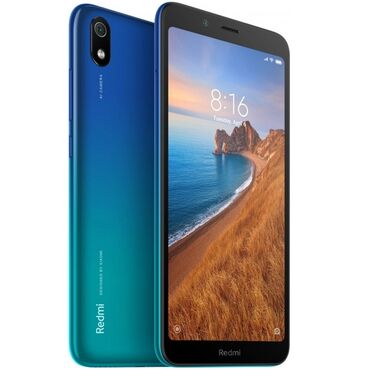 бишкек компьютеры: Redmi, Redmi 7A, Б/у, 32 ГБ, цвет - Голубой