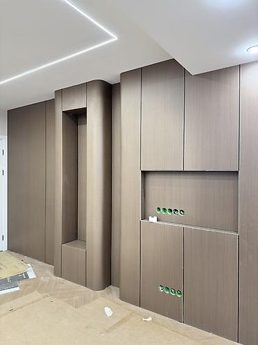 Фасадные сэндвич панели: Декоративные стеновые панели с скрытым стыком (рейки/фальшшвы) - — 5