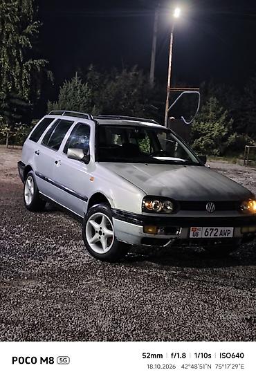spark 2021: Volkswagen Golf: 1993 г., 1.8 л, Механика, Бензин, Универсал — 1