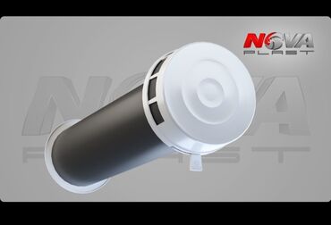 Установка вытяжек и вентиляции: Комплект из нескольких приточных вентиляционных клапанов Nova Plast — 3