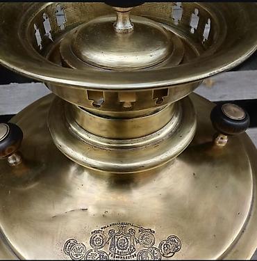 Samovarlar: Mövzu: Pirinç kömürlü samovar – klassik rus üslubu Təsvir: - — 9