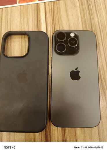 купить бу iphone 8 plus: IPhone 16 Pro, 256 GB, Black Titanium, Barmaq izi, Face ID
