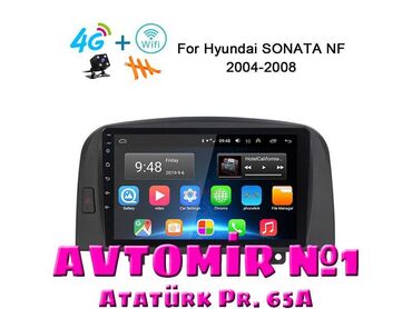 guzgu monitor: Hyundai sonata 2004-2008 android monitor 🚙🚒 ünvana və bölgələrə
