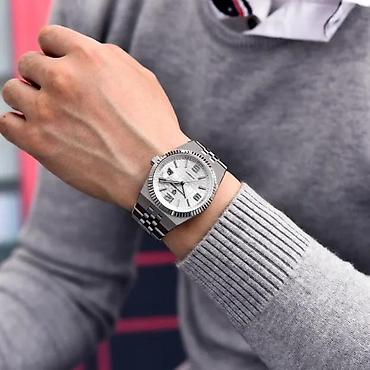 Ručni satovi: PAGANI DESIGN PD-YS027 - 40.5mm -Bela- Rolex Land-Dweller Potpuno nov — 4