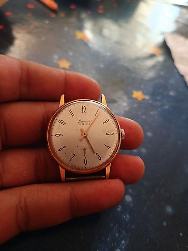 oglan ucun qol saatlari: Məhsul: Mexaniki qol saatları (2 ədəd) 1) Raketa – 16 JEWELS - — 4