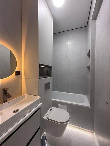 Продажа квартир: 2 комнаты, 56 м², Асанбай мкр Элитка, 5 этаж, Дизайнерский ремонт — 12